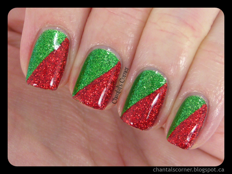 nail-art-green-and-red-60_2 Nail art verde și roșu