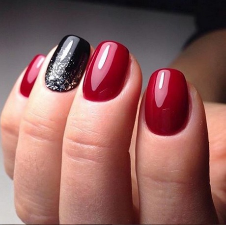 nail-art-red-black-57_7 Nail art roșu negru