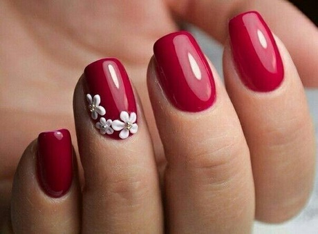 nail-designs-with-red-nail-polish-46_3 Modele de unghii cu lac de unghii roșu