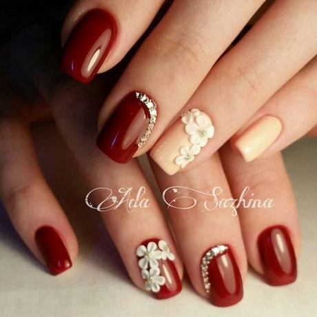 nail-designs-with-red-nail-polish-46_4 Modele de unghii cu lac de unghii roșu