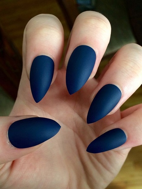navy-blue-acrylic-nails-91_17 Unghii acrilice albastru bleumarin