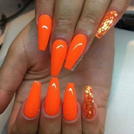 orange-acrylic-nails-09_2 Unghii acrilice portocalii