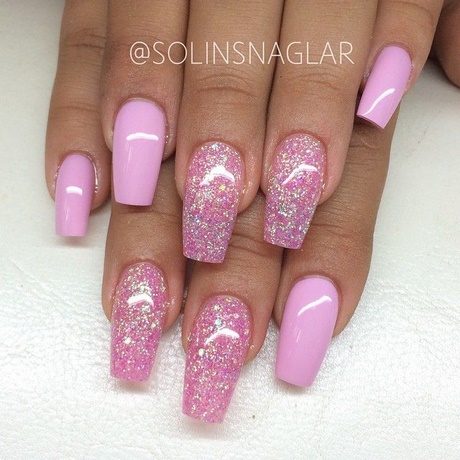 pink-glitter-acrylic-nails-64_11 Unghii acrilice cu sclipici roz
