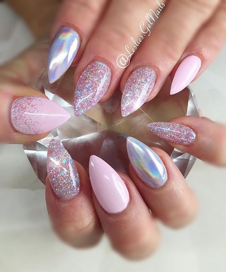 pink-glitter-acrylic-nails-64_13 Unghii acrilice cu sclipici roz