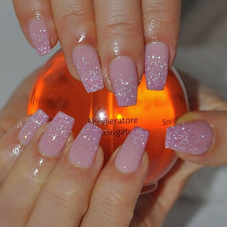 pink-glitter-acrylic-nails-64_2 Unghii acrilice cu sclipici roz