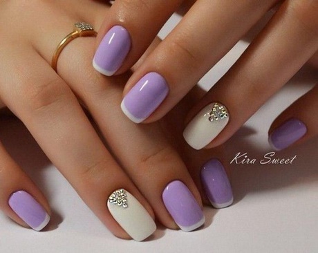 purple-nail-art-for-short-nails-89_8 Purple nail art pentru unghii scurte