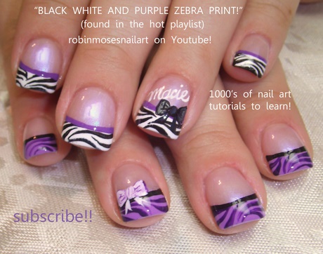 purple-nail-designs-for-short-nails-68_10 Modele de unghii violet pentru unghii scurte