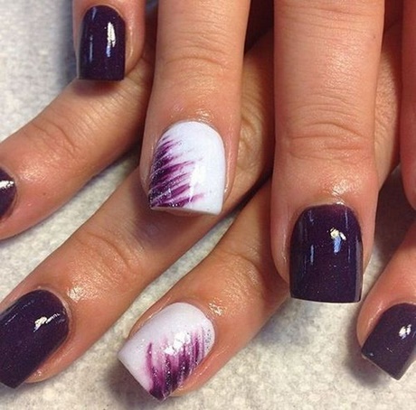 purple-nail-designs-for-short-nails-68_11 Modele de unghii violet pentru unghii scurte
