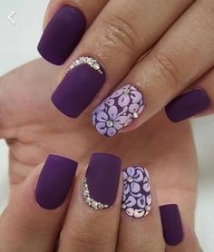 purple-nail-designs-for-short-nails-68_14 Modele de unghii violet pentru unghii scurte