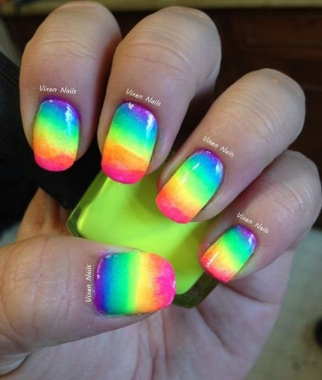 rainbow-acrylic-nails-26_17 Rainbow unghii acrilice