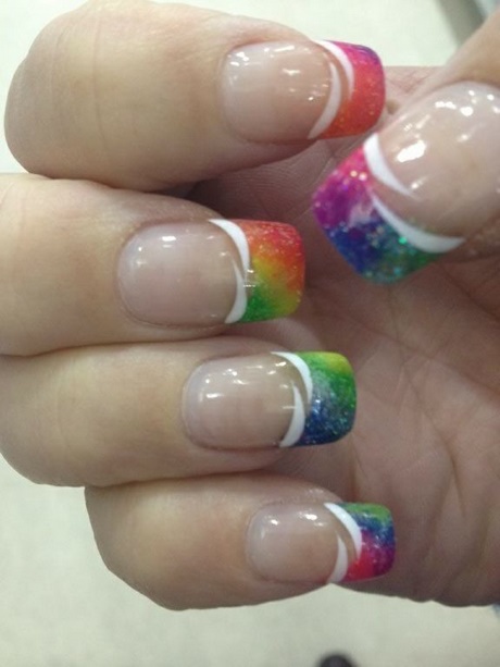 rainbow-acrylic-nails-26_18 Rainbow unghii acrilice
