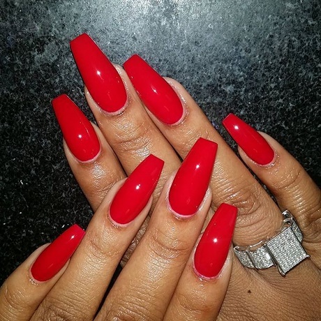 red-acrylic-nails-36_2 Unghii acrilice roșii