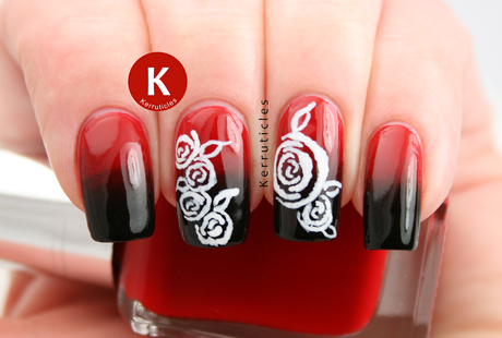 red-and-black-acrylic-nail-designs-73 Modele de unghii acrilice roșii și negre