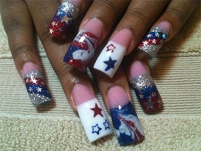 red-and-blue-nail-designs-36_8 Modele de unghii roșii și albastre