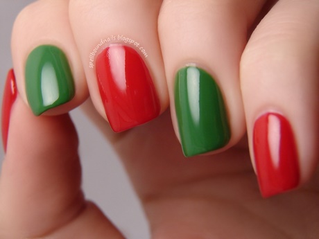 red-and-green-nail-designs-43_3 Modele de unghii roșii și verzi