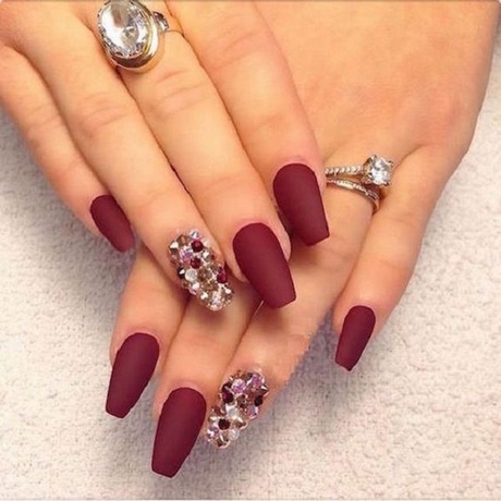 red-and-silver-gel-nails-32_13 Unghii cu gel roșu și argintiu