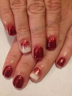 red-and-white-gel-nails-29_15 Unghii cu gel roșu și alb