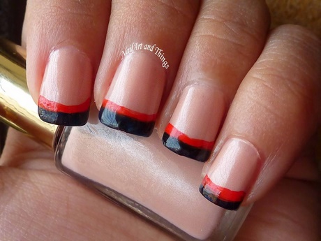 red-black-french-manicure-23_8 Roșu negru manichiură franțuzească