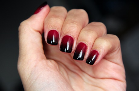 red-black-manicure-29_18 Manichiură roșie neagră