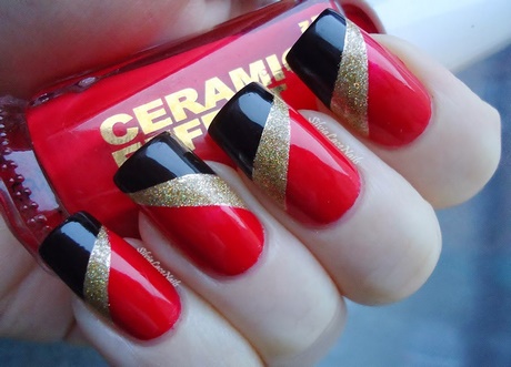 red-colour-nail-art-06_10 Culoare roșie nail art