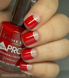 red-colour-nail-art-06_18 Culoare roșie nail art