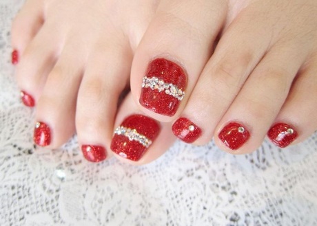 red-cute-nail-designs-70_16 Modele de unghii drăguțe roșii