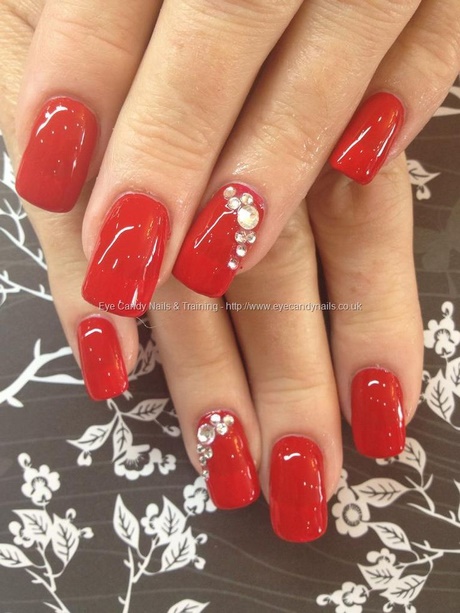 red-manicure-designs-41_7 Modele de manichiură roșie