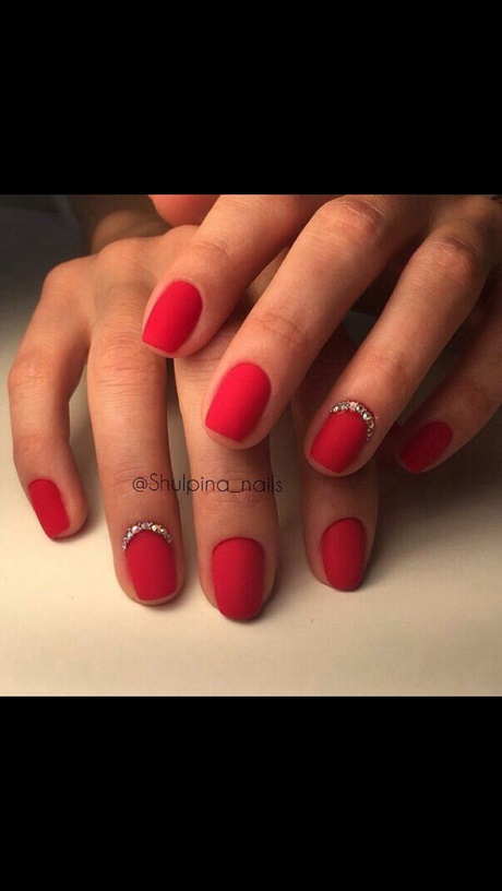 red-manicure-ideas-90_6 Idei de manichiură roșie