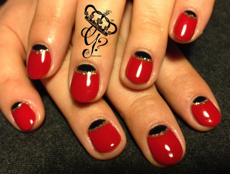 red-n-black-nail-art-33_16 Red N Negru nail art