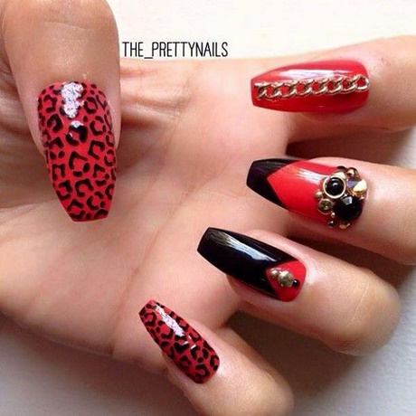 red-n-black-nail-art-33_3 Red N Negru nail art