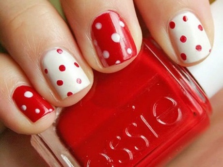 red-nail-designs-for-short-nails-71_8 Modele de unghii roșii pentru unghii scurte