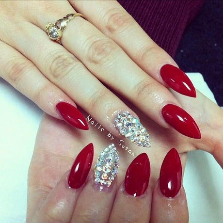 red-nails-designs-with-diamonds-82_13 Modele de unghii roșii cu diamante