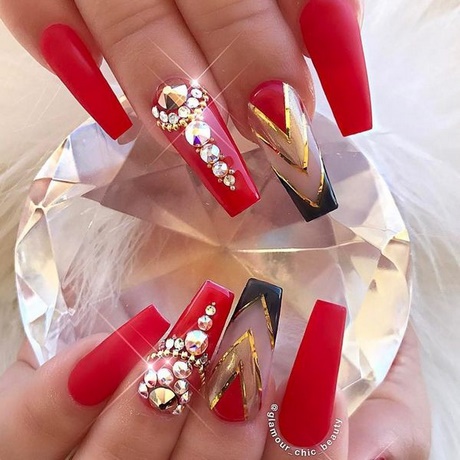red-nails-with-diamonds-52_7 Cuie roșii cu diamante