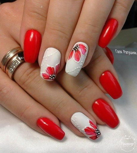 red-polish-nail-designs-71_3 Modele de unghii roșii