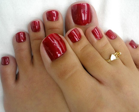 red-toe-nail-art-53_15 Roșu deget de la picior nail art