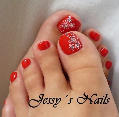red-toe-nail-art-53_17 Roșu deget de la picior nail art