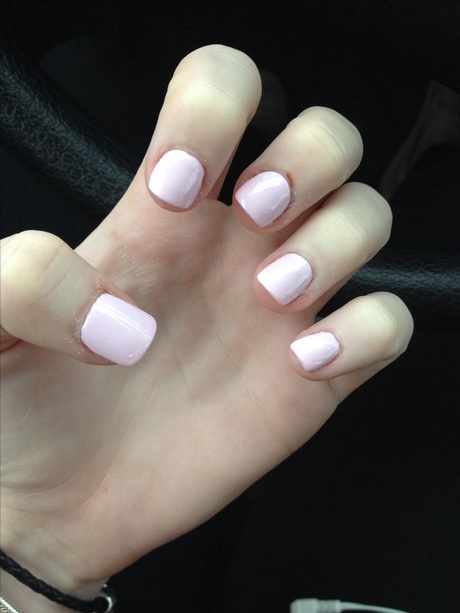 short-pink-acrylic-nails-51_5 Unghii scurte acrilice roz