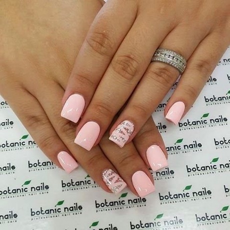 short-pink-nails-24_17 Unghii scurte roz