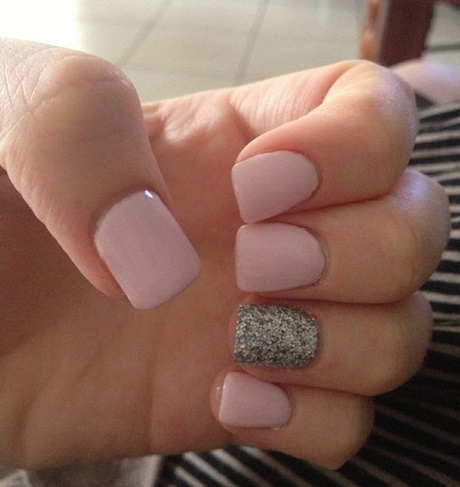short-pink-nails-24_4 Unghii scurte roz