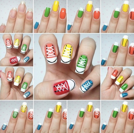 simple-nail-art-for-short-nails-at-home-50_13 Unghii simple pentru unghii scurte la domiciliu