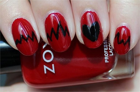 simple-nail-art-red-20_16 Simplu nail art roșu