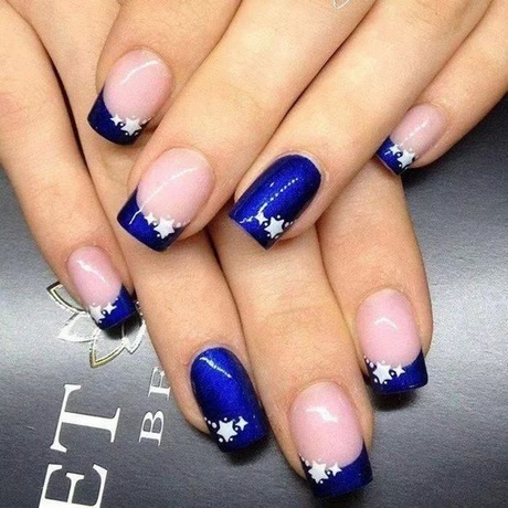 white-and-blue-nail-designs-26_10 Modele de unghii alb și albastru