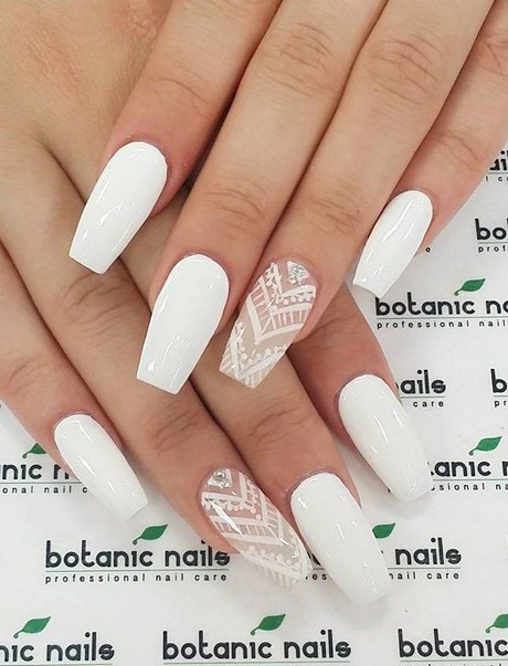 white-cute-nails-68_12 Alb drăguț cuie