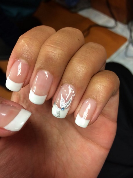 white-cute-nails-68_13 Alb drăguț cuie