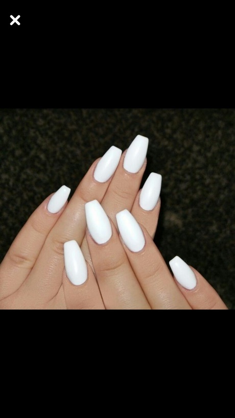 white-fake-nails-38_11 Unghii false albe