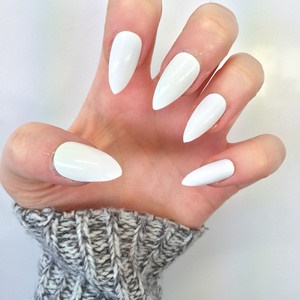 white-false-nails-54_16 Unghii false albe