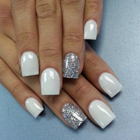 white-glitter-acrylic-nails-93_12 Unghii acrilice cu sclipici albe