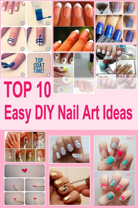 10-easy-nail-art-designs-65_12 10 modele ușoare de artă pentru unghii