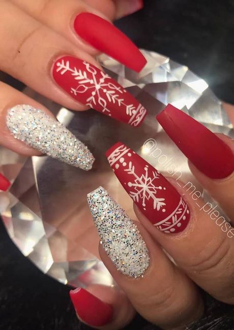 acrylic-christmas-nail-designs-15_2 Modele acrilice de unghii de Crăciun