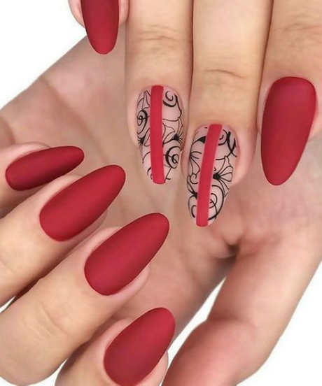 beautiful-red-nail-designs-79_3 Modele frumoase de unghii roșii
